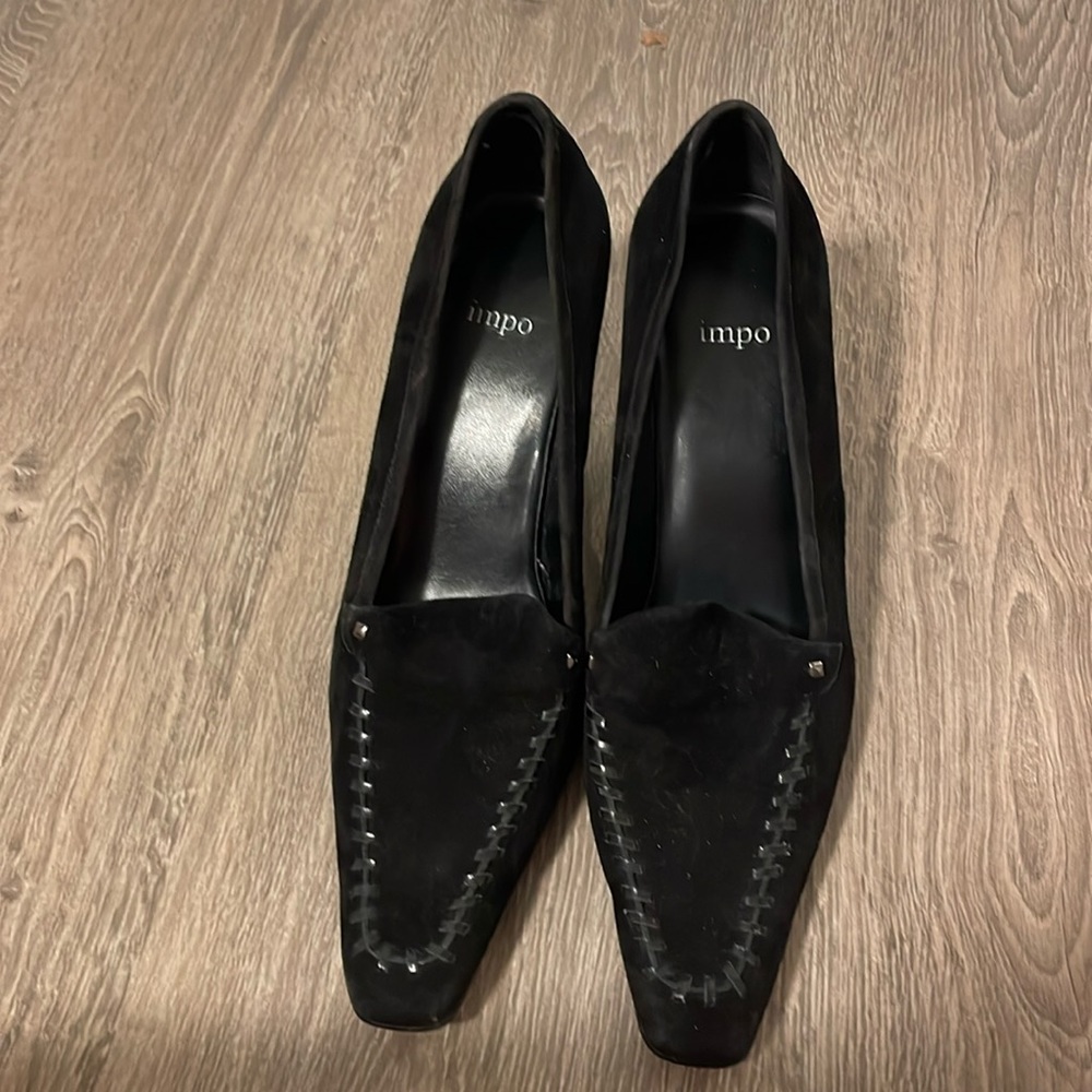 Black Suede heels